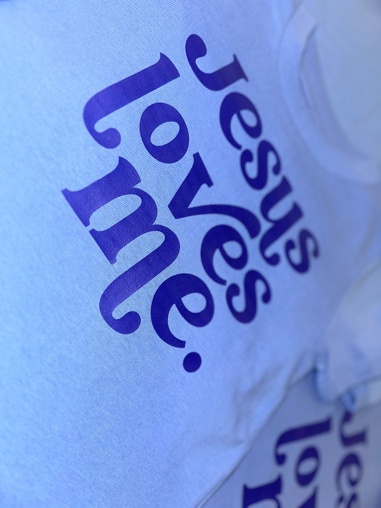Jesus Loves Me Tonal Short Sleeve T-Shirt