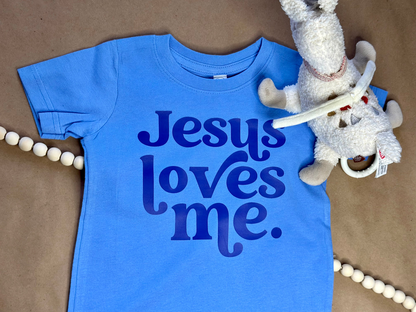 Jesus Loves Me Tonal Short Sleeve T-Shirt