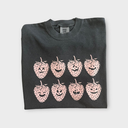 Strawberry Jack O Lantern Tee