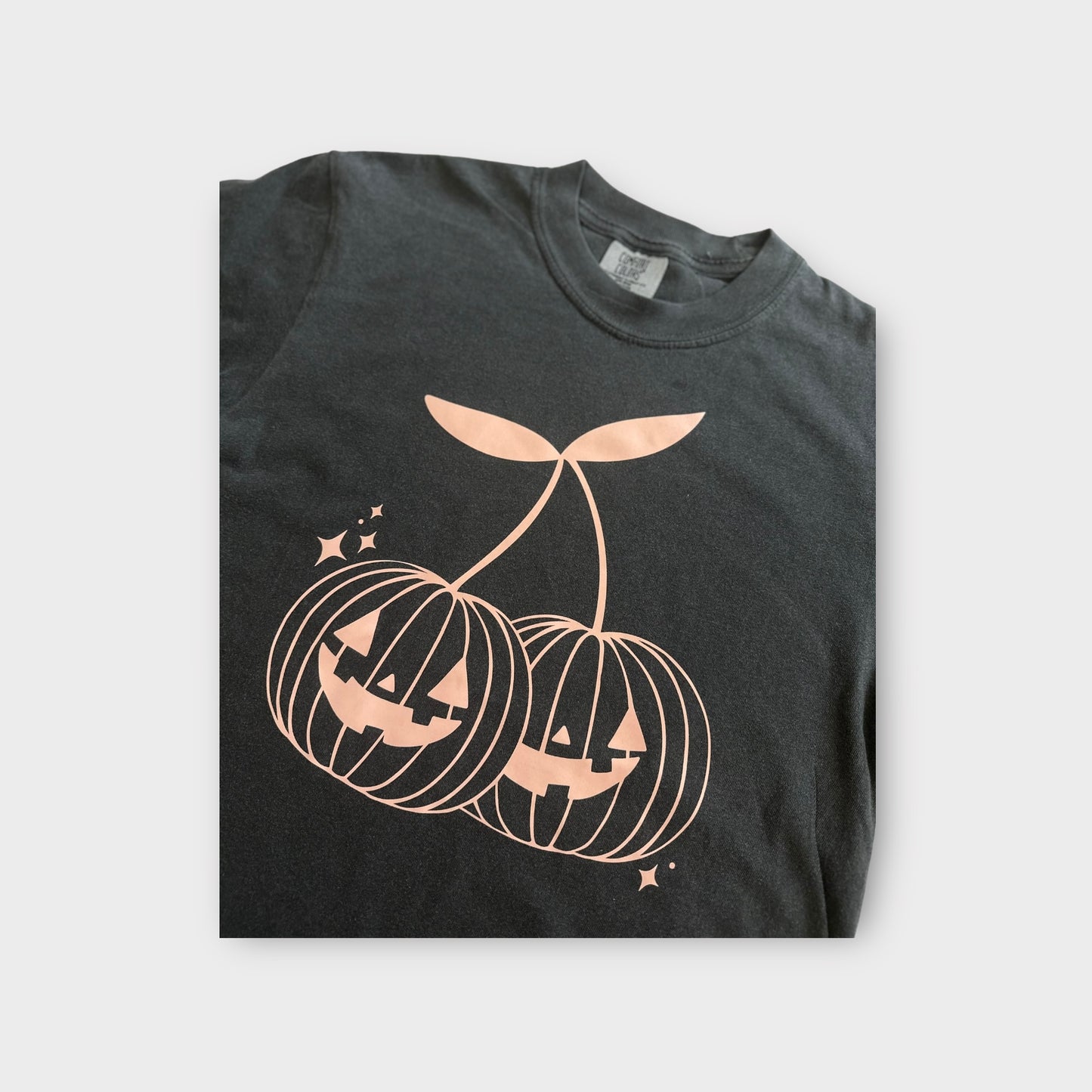 Cherry Jack O Lantern Pumpkin Tee